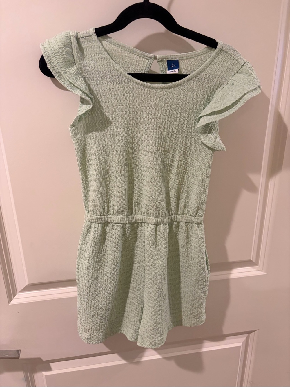 Old Navy Light Mint Textured Top